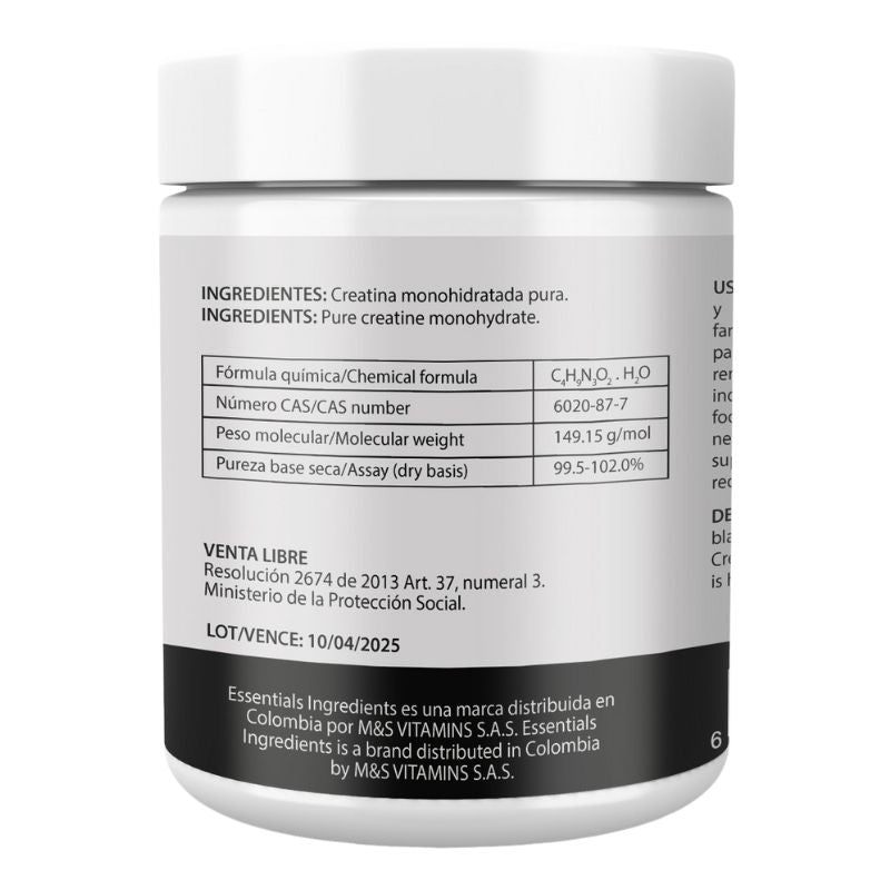 creatina monohidratada medellin