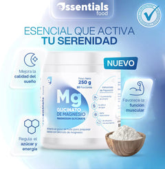 Glicinato de Magnesio 250g, en polvo