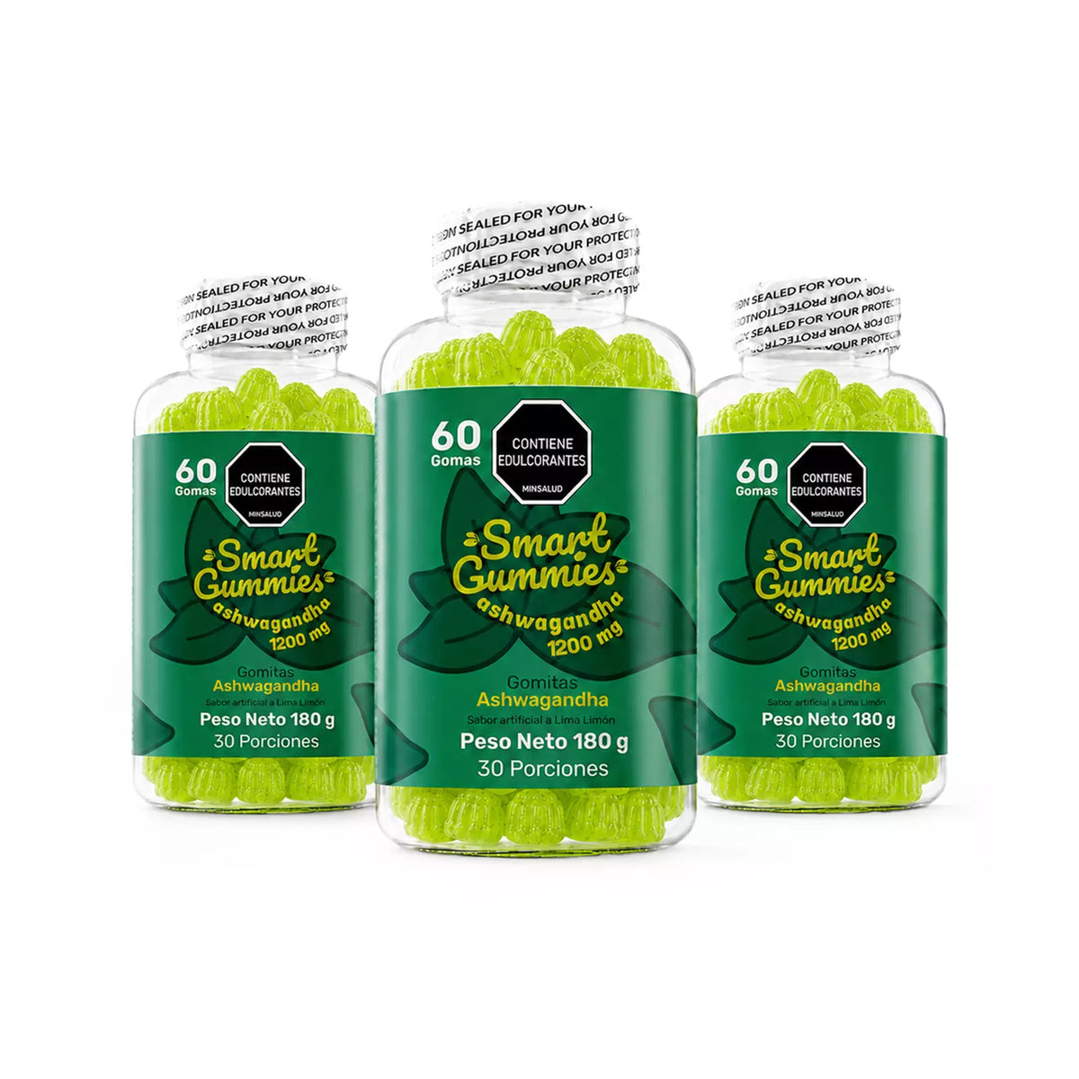 Gomas Ashwangadha 1200 mg, 60 gomas