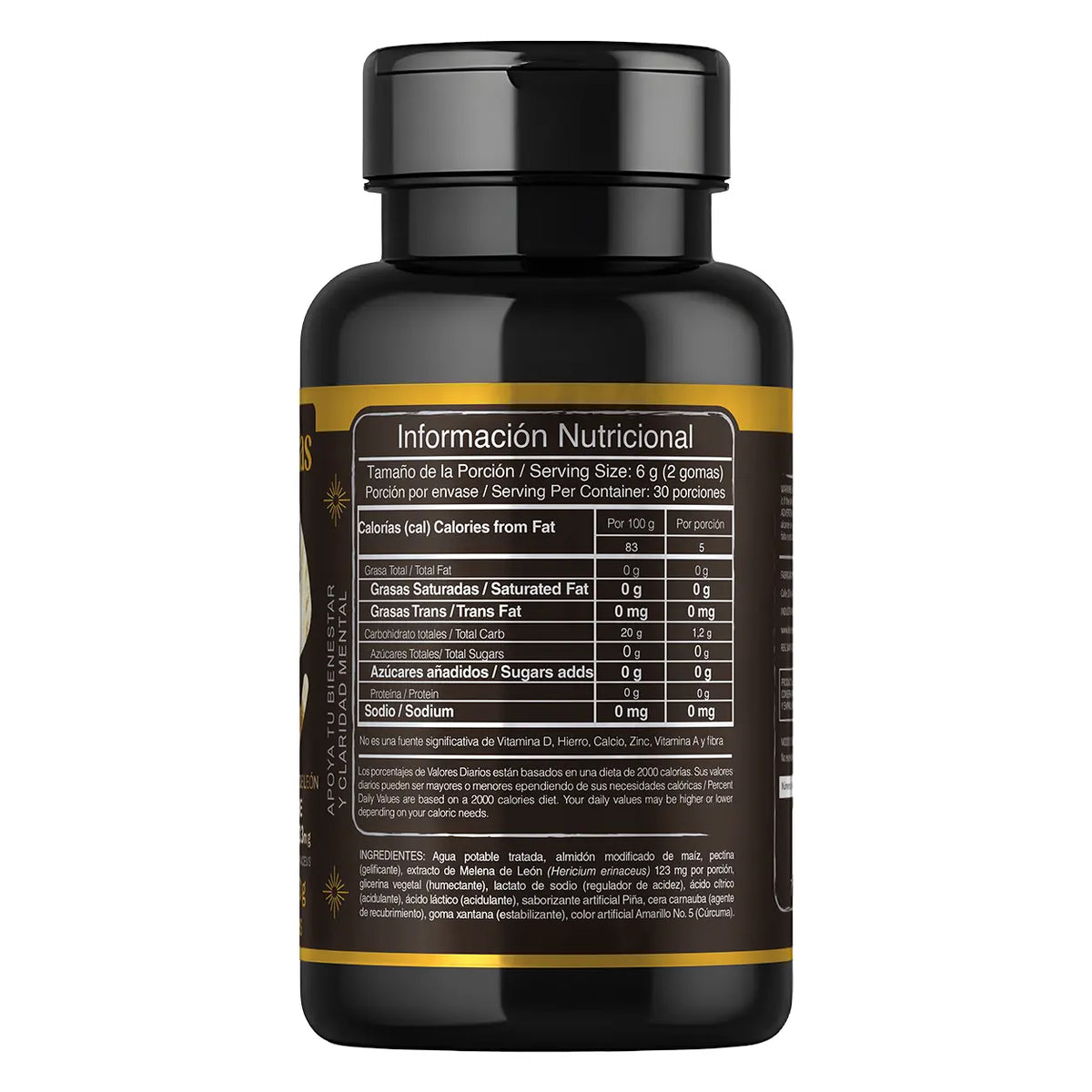 Gomas Melena de Leon 123 mg, 60 gomas