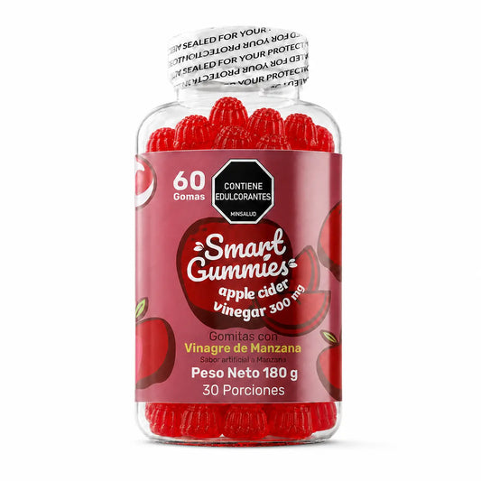 Gomas Vinagre de Manzana 300 mg, 60 gomas