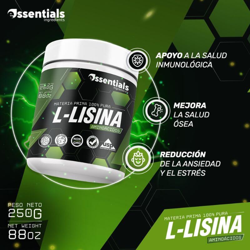 Lisina en polvo,  250g — imagen 2