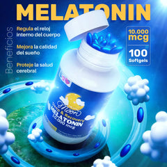 Melatonina 10 mg, 100 Cápsulas blandas