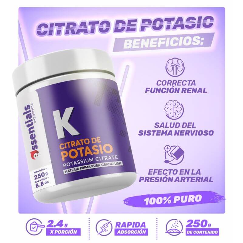 Promo citrato potasio y magnesio polvo