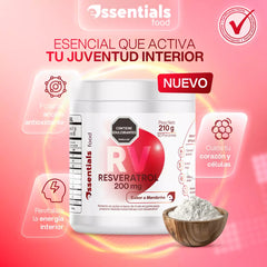 Resveratrol 210 gr, en polvo