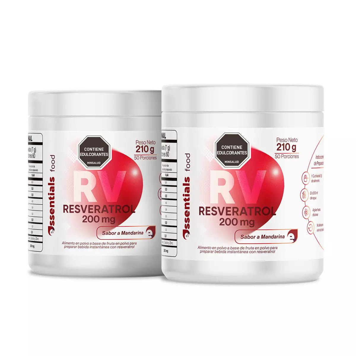 Resveratrol 210 gr, en polvo