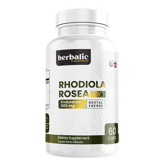 suplemento Rhodiola Rosea raíz energía y rendimiento mental