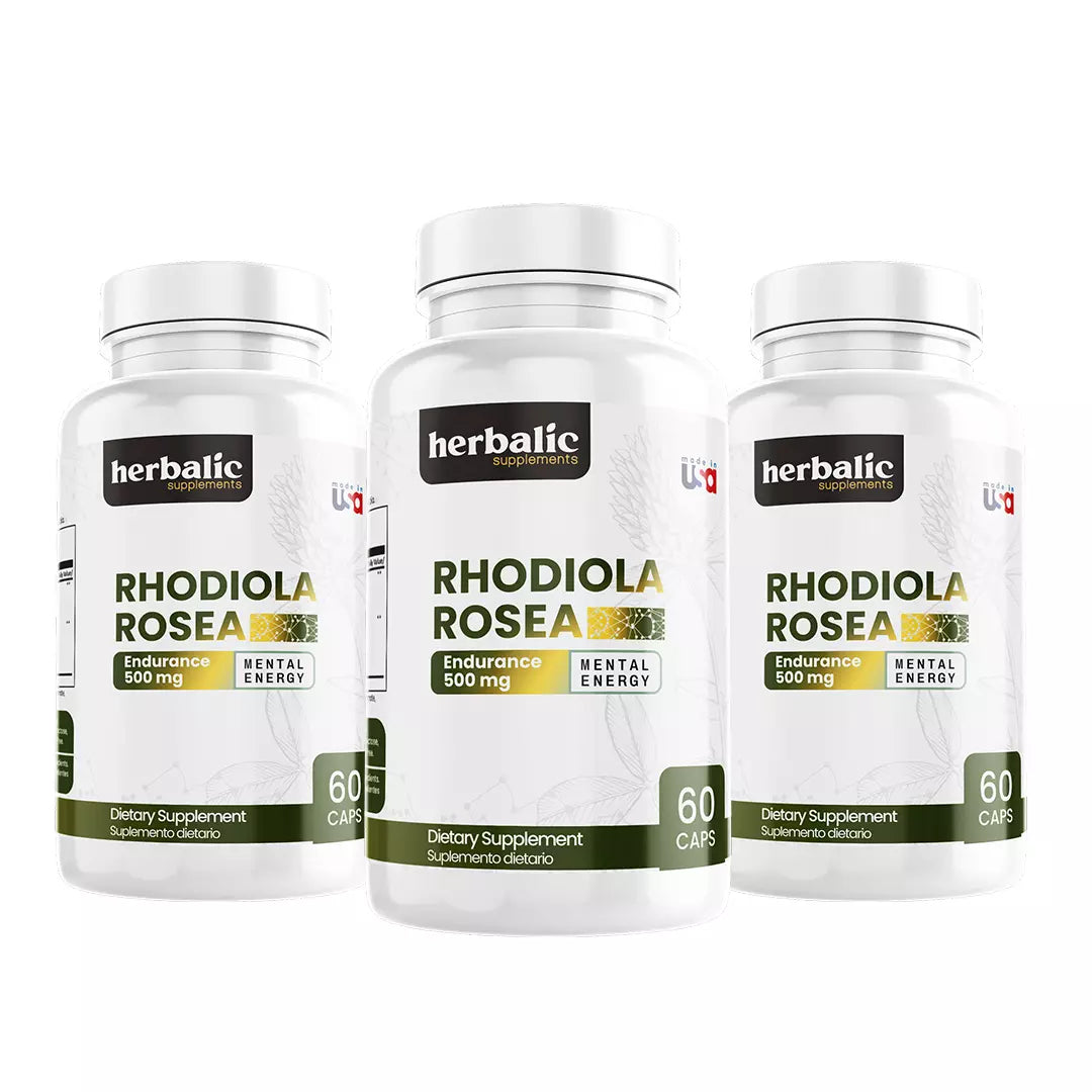Rhodiola Rosea 300 mg 10:1, 60 cápsulas