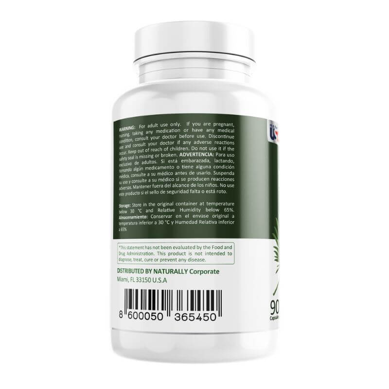 Saw Palmetto 1000 mg, 90 cápsulas — imagen 2