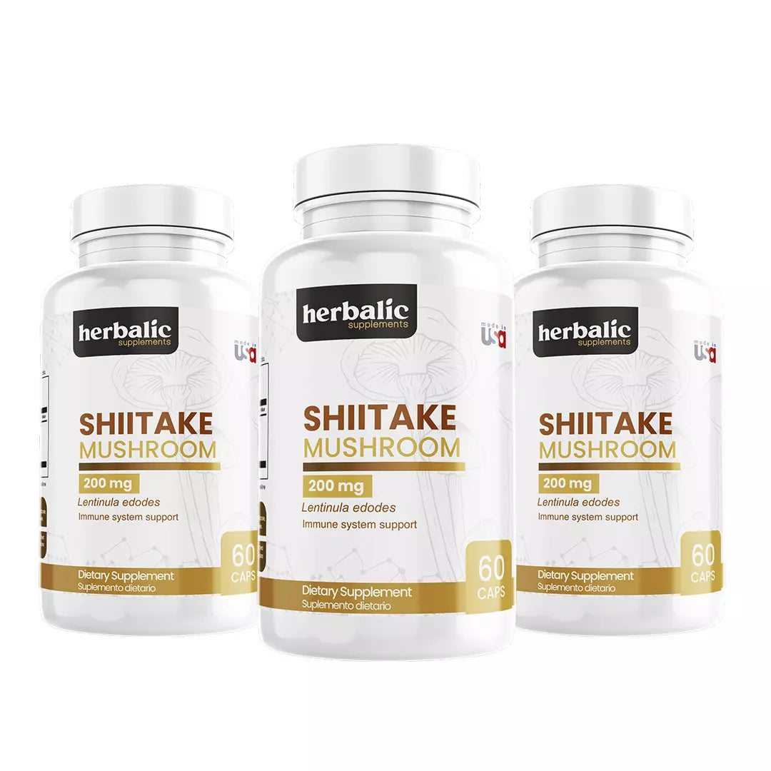 Shiitake 200 mg, 60 cápsulas