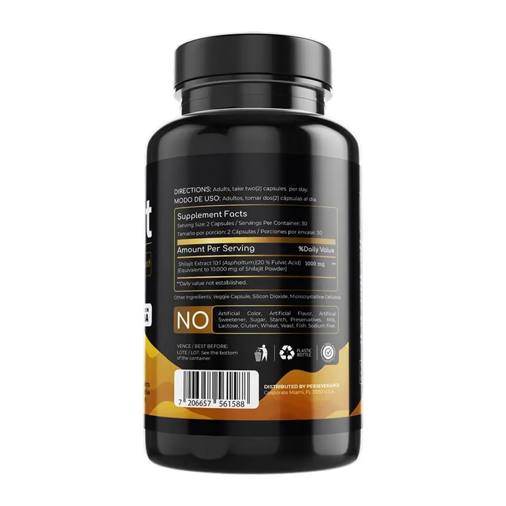 Shilajit 10.000 mg, 60 cápsulas — imagen 2