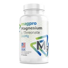 Treonato de Magnesio 666 Mg, 30 Cápsulas