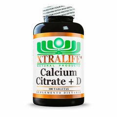 Citrato de Calcio + Vitamina D 100 tabletas